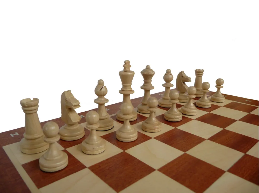 Magnetiniai šachmatai 350x175x50mm, karalius 65mm