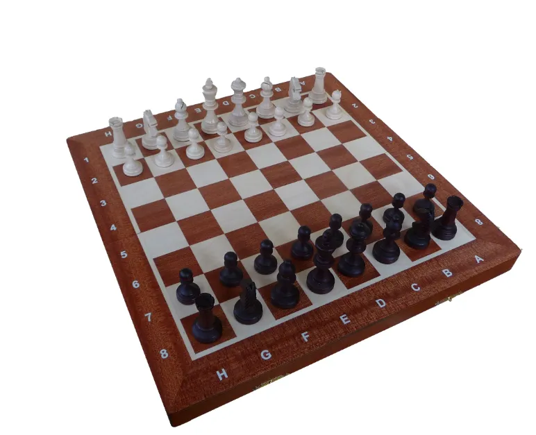 Magnetiniai šachmatai 350x175x50mm, karalius 65mm