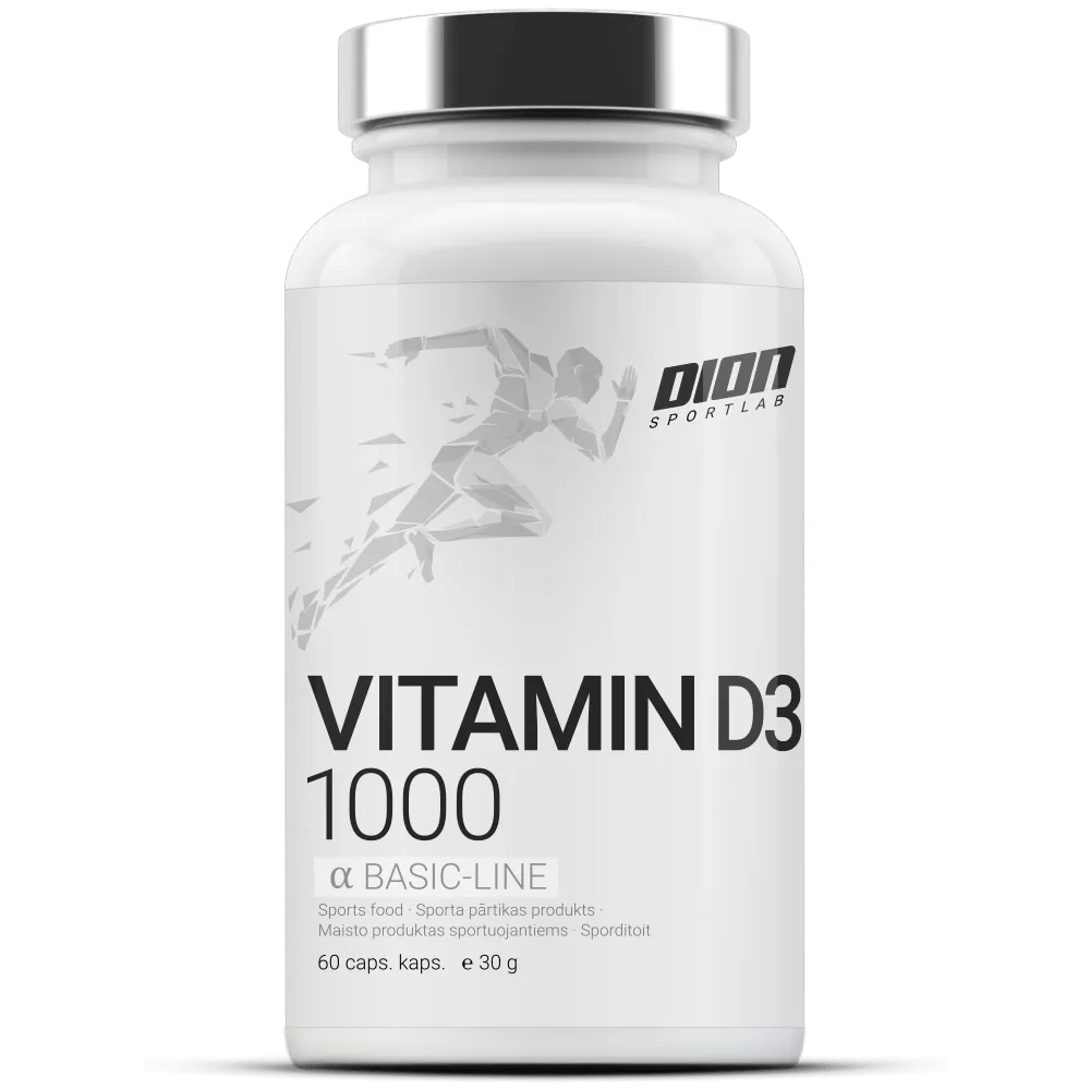VITAMIN D3 1000 Sport D3 <b>1000</b> 30 kapsulės