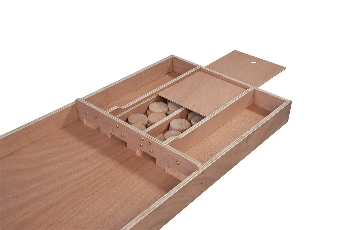 fb20c6e1ea6c12474fa489c67d2a8136ad37b437 Stalo žaidimas Shuffleboard Match, 200 × 41 × 7,5 cm