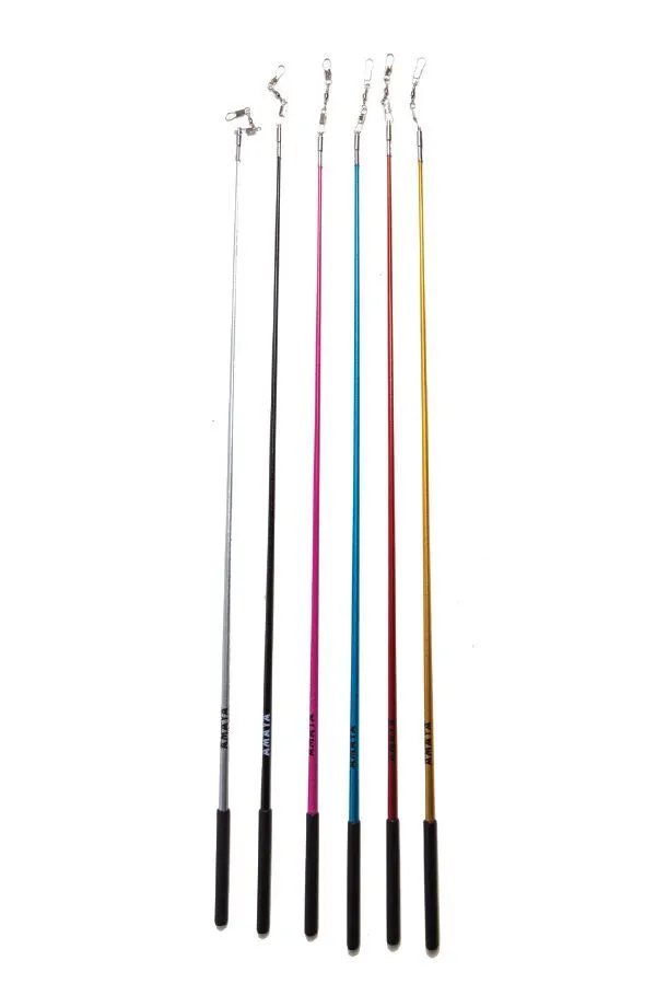 Gimnastikos lazdelė AMAYA (spalvota blizgi)