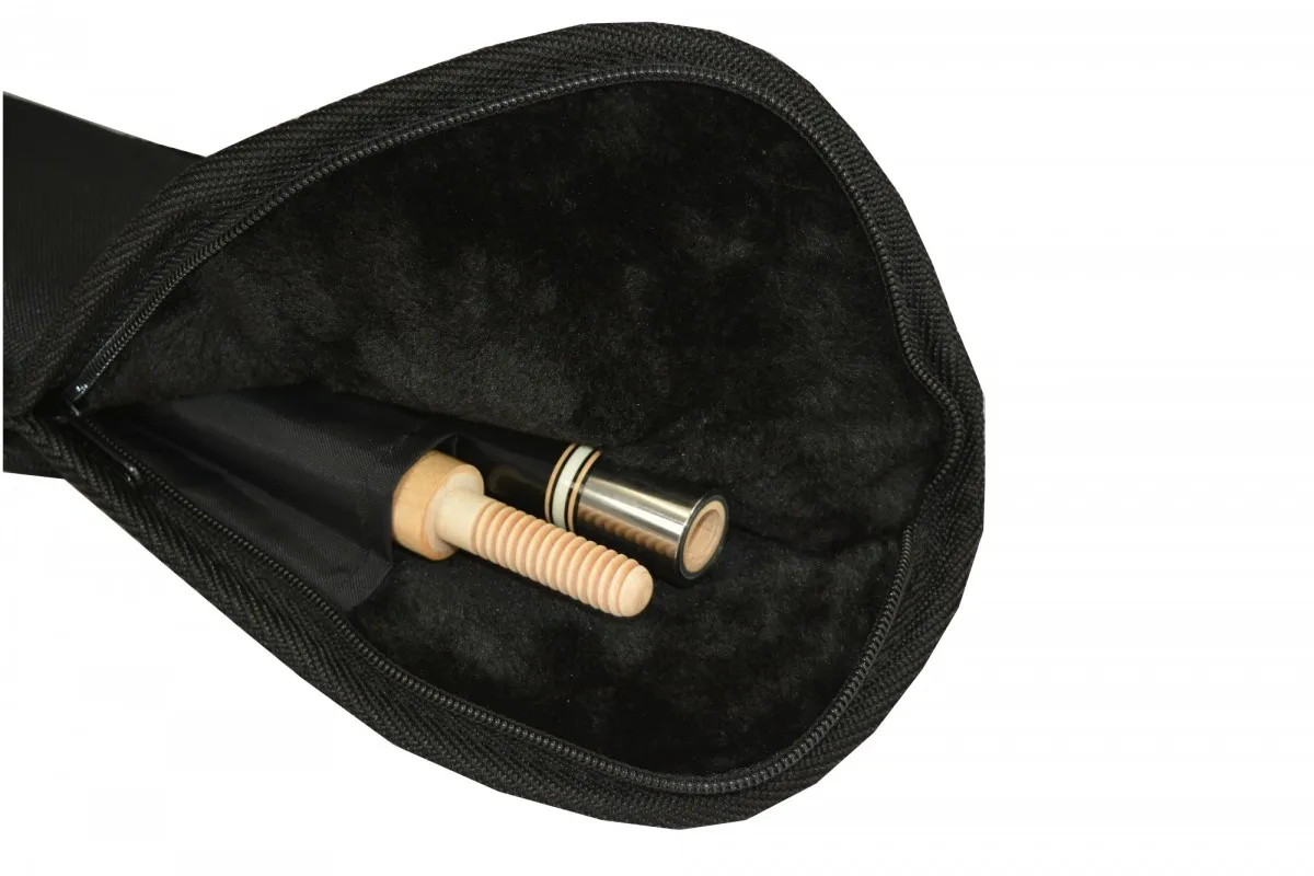 Biliardo lazdos dėklas Luxury tamsiai žalias (rusiško biliardo lazdai)