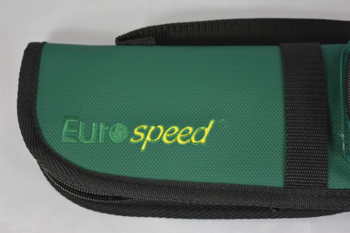 Biliardo lazdos dėklas Luxury tamsiai žalias (rusiško biliardo lazdai)