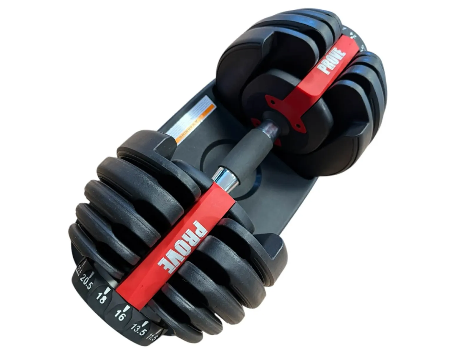 hantelis_prove_24kg Reguliuojamas hantelis Prove 2,5-24kg