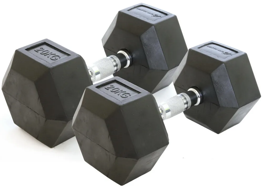 Hexagon šešiakampis hantelis 20kg (1vnt)