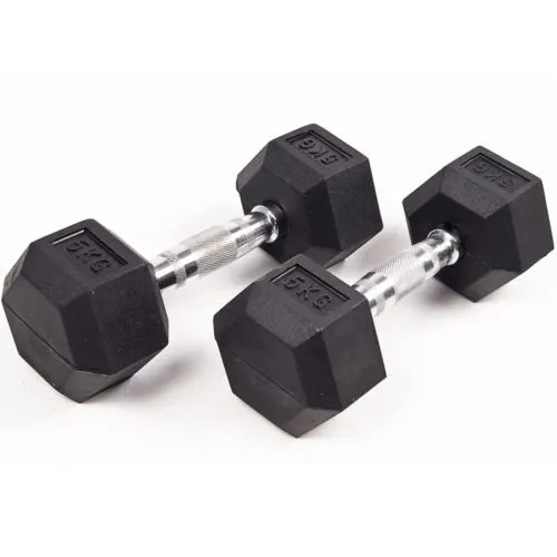 Šešiakampis hantelis Prove Hexagon 5kg (1vnt)