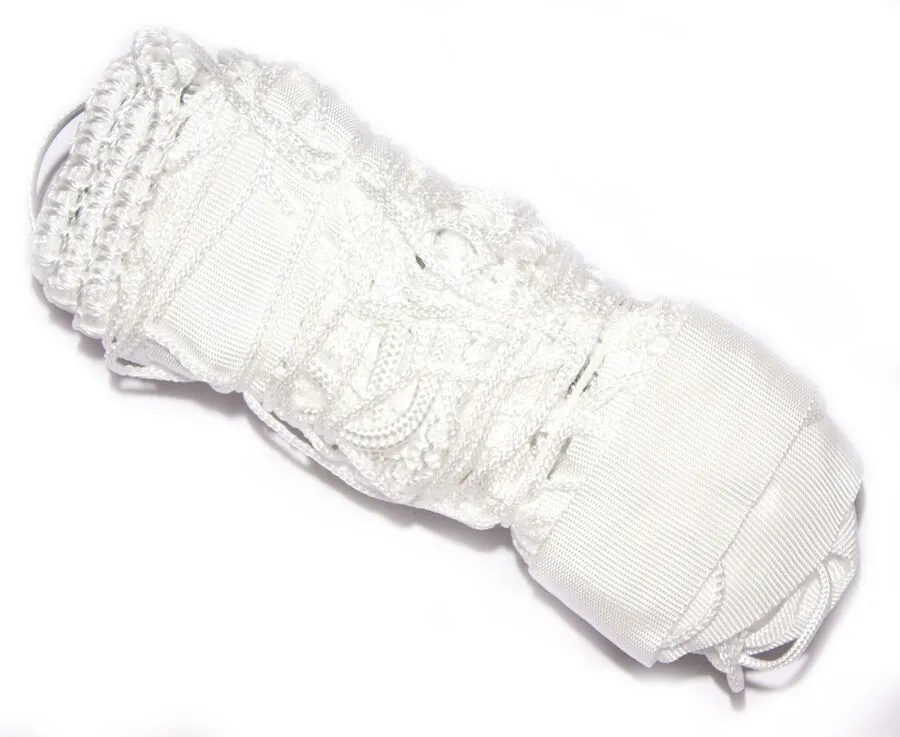 Tinklinio tinklas PP3mm 9,5x1m (baltas su trosu)