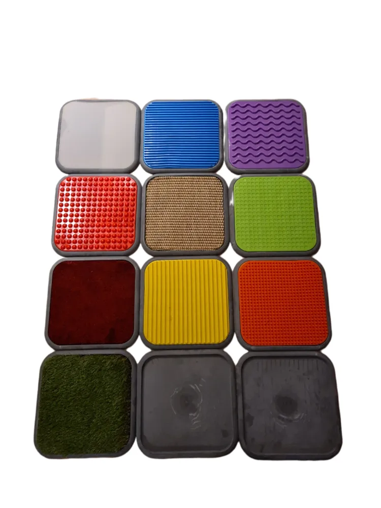 interaktyvus_vaiku_lytejimo_ploksteles Sensorinių (taktilinių) rėmelių rinkinys 10 vienetų