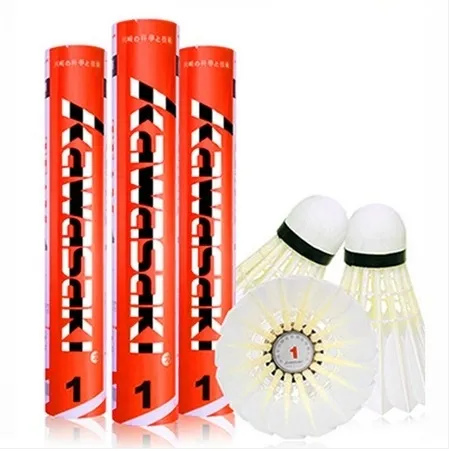 Plunksniniai skraidukai varžybiniai Kawasaki Team 1 doz. (12vnt) BWF approved