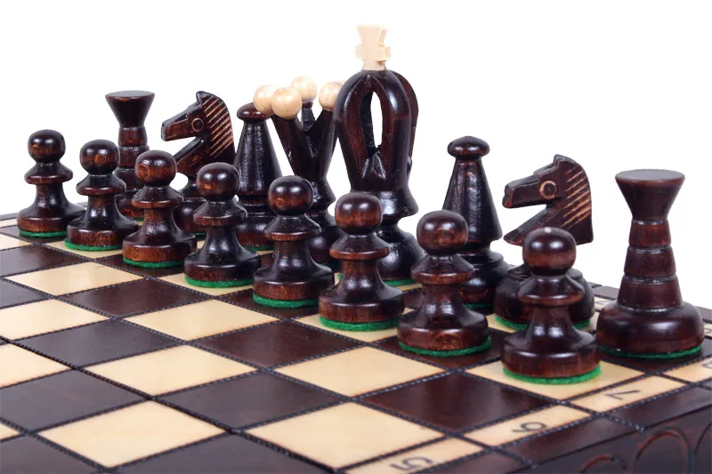 Šachmatai King's Small 300x150x50mm, karalius 60mm