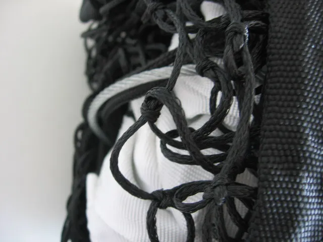 Lauko teniso tinklas PE2mm (juodas su trosu)