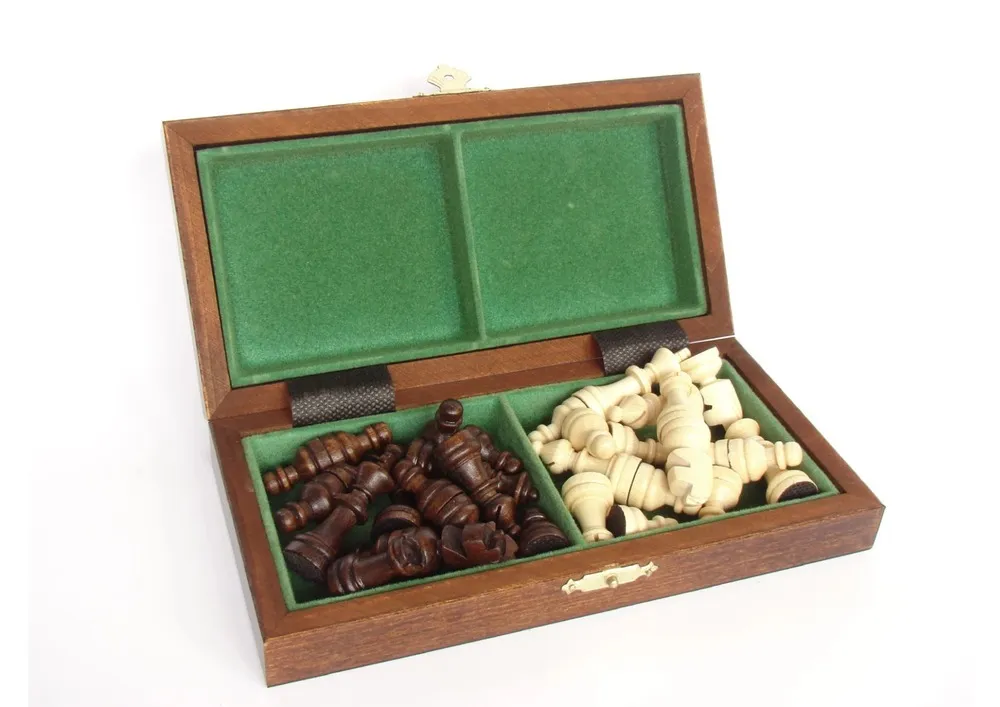 Magnetiniai šachmatai 200x100mm, karalius 48mm