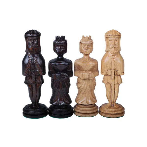 mediniai-sachmatai-oak_5_ Šachmatai Royal OAK 650x325x80mm, karalius 150mm ąžuoliniai (Ekskliuzyvas)