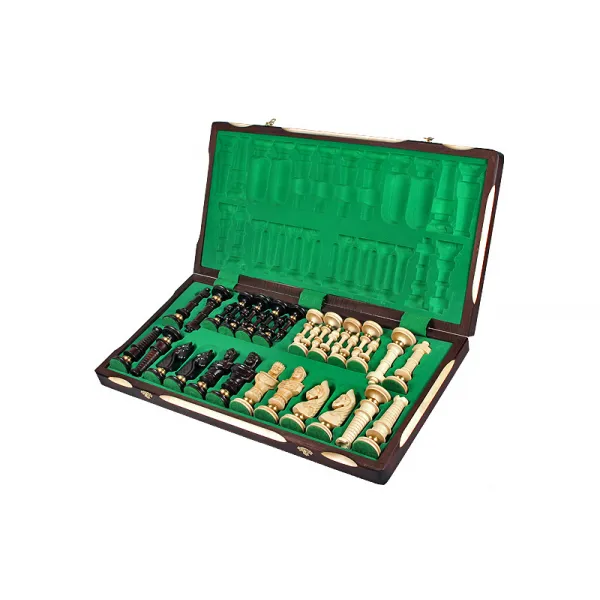 mediniai-sachmatai-royal-de-lux_1_ Šachmatai Royal DE LUX 650x325x80mm, karalius 130mm