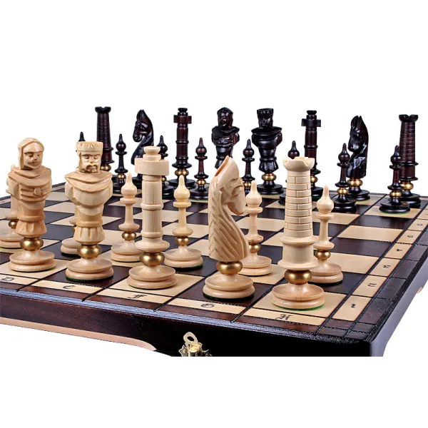 Šachmatai Royal DE LUX 650x325x80mm, karalius 130mm