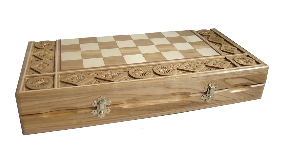 Šachmatai Rubin 420x420x35mm, karalius 86mm (Ekskliuzyvas)