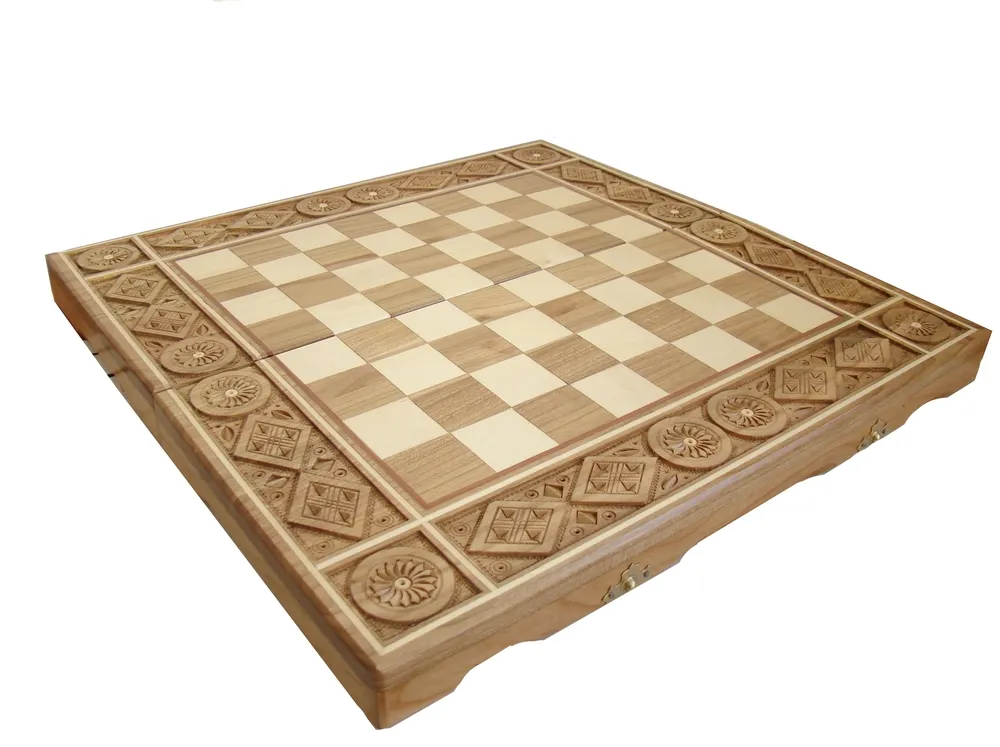 Šachmatai Rubin 420x420x35mm, karalius 86mm (Ekskliuzyvas)