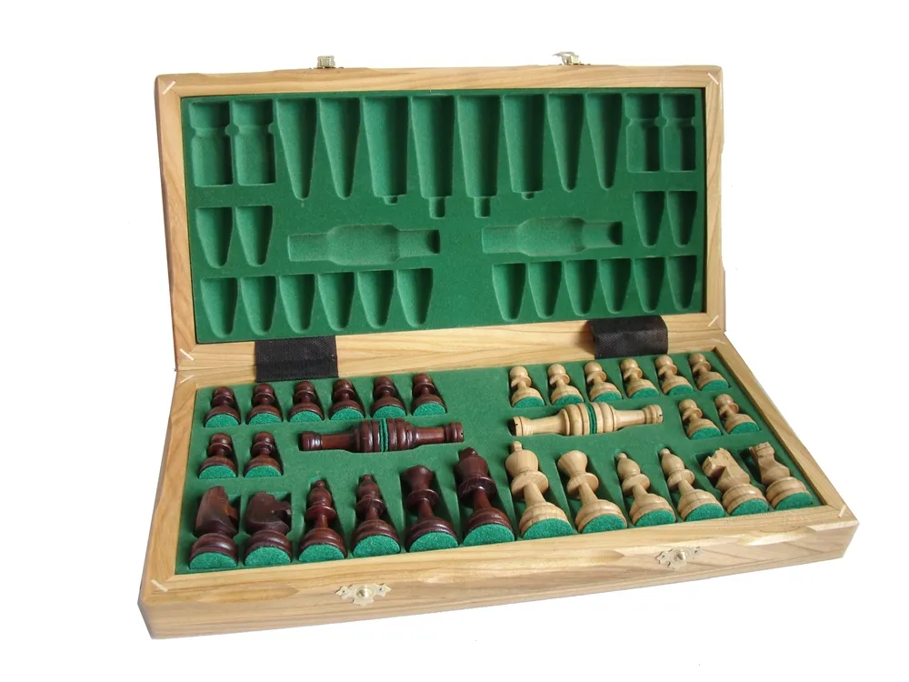 Šachmatai Rubin 420x420x35mm, karalius 86mm (Ekskliuzyvas)