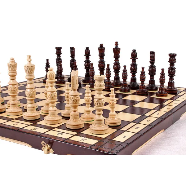 mediniai_sachmatai_galant_4 Šachmatai Galant 580x290x70mm karalius 140mm