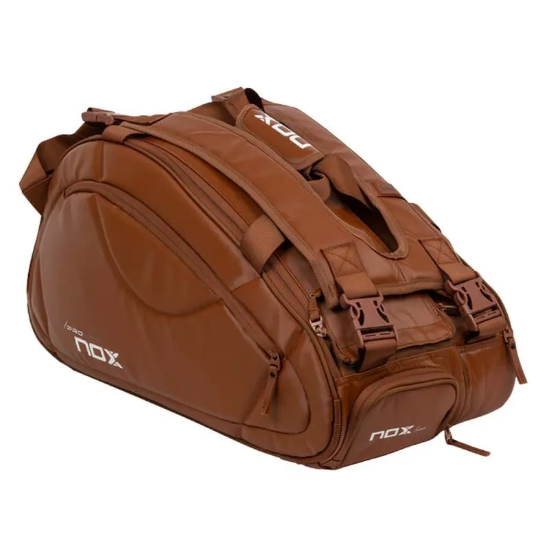 nox-pro-series-camel-2023 Padelio teniso krepšys NOX paletro Thermo Pro series CAMEL