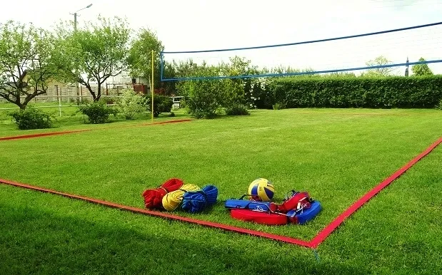 Mobilus tinklinio stovų komplektas