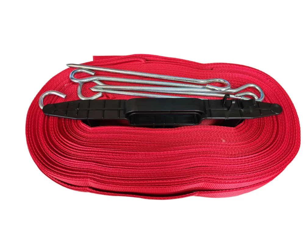 Paplūdimio tinklinio linijos 50mm 16x8m (6 tvirtinimo taškai)