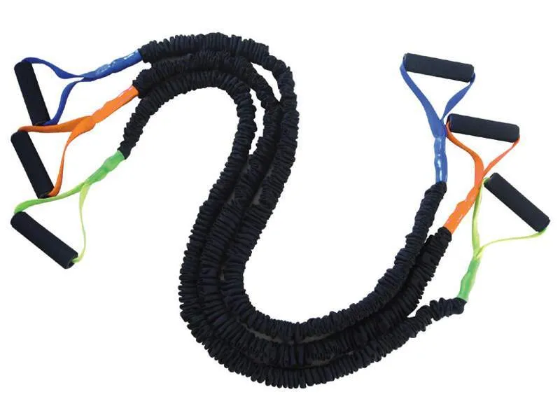 Pasipriešinimo guma su rankenėlėmis 3 lygių