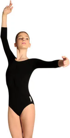 Meninės gimnastikos triko su rankovėmis 3/4