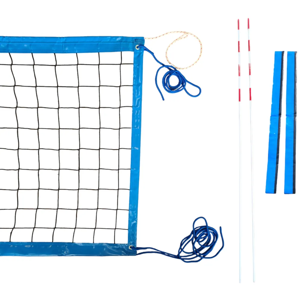 Profesionalus paplūdimio tinklas Netex Edition Line PP4mm (su antenomis ir kevlariniu trosu)