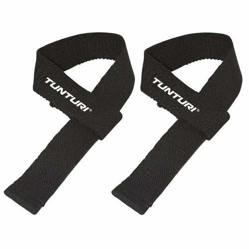powerlifting-straps-pair Svorio kėlimo diržai TUNTURI PowerLifting straps