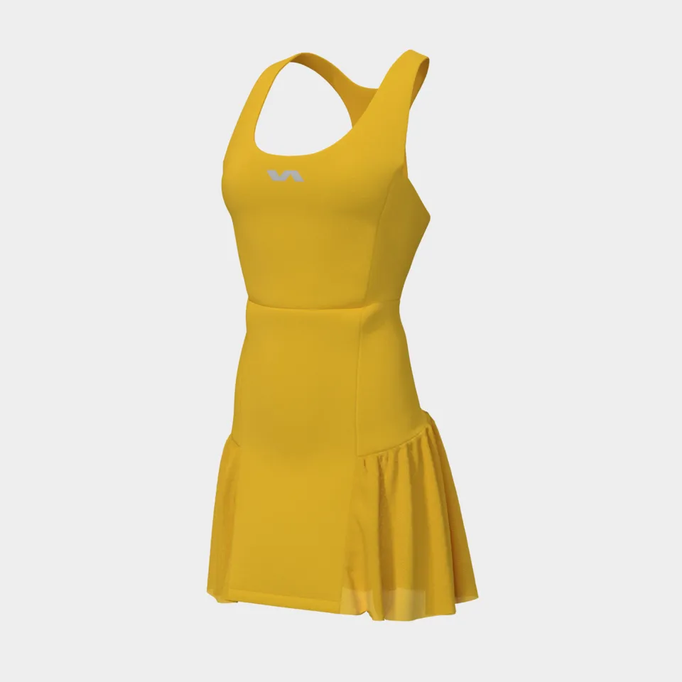 Varlion PRO TEAM MARTINA DRESS YELLOW-XL