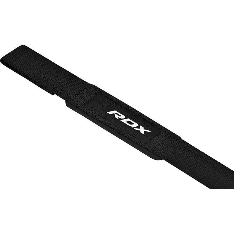 Riešiniai diržai svoriams kelti RDX GYM SINGLE STRAP BLACK PLUS