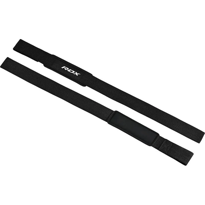 Riešiniai diržai svoriams kelti RDX GYM SINGLE STRAP BLACK PLUS