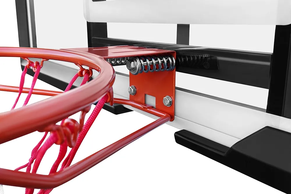 Krepšinio lenta Bilaro Omaha Class 136x80cm, 8mm grūdintas stiklas, su lanku ir tinkleliu