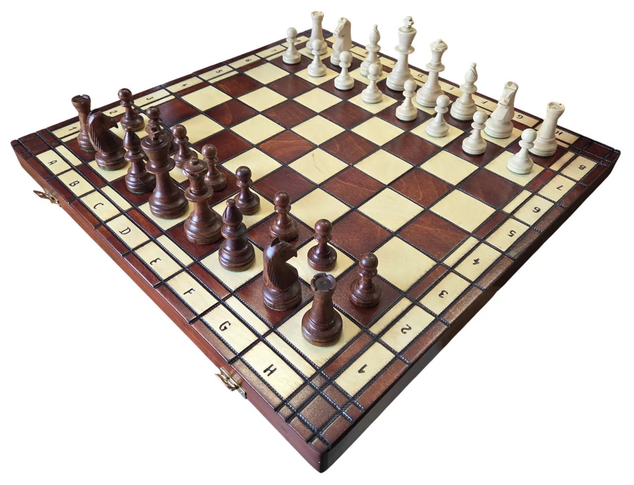 Šachmatai ir šaškės (Big) 500x250x60mm, karalius 100mm