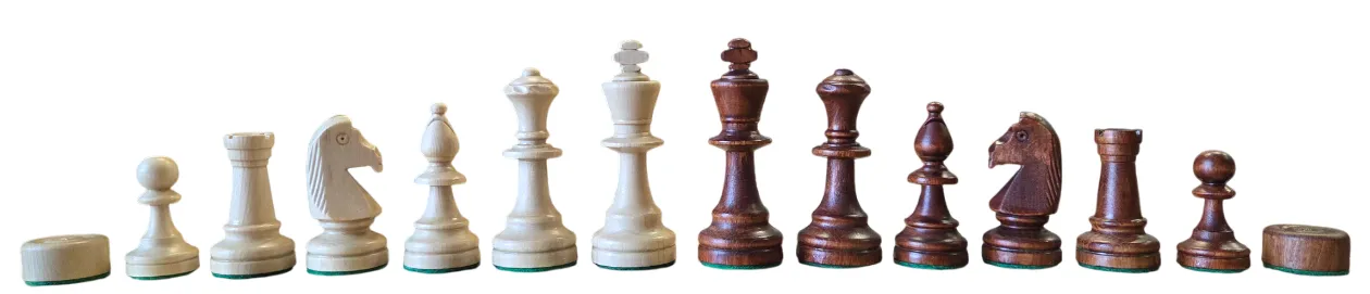 Šachmatai ir šaškės (Big) 500x250x60mm, karalius 100mm