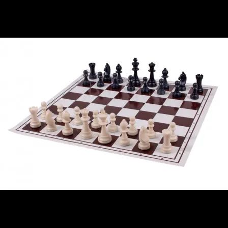 Šachmatų ir šaškių plastikinė lenta 430x430mm