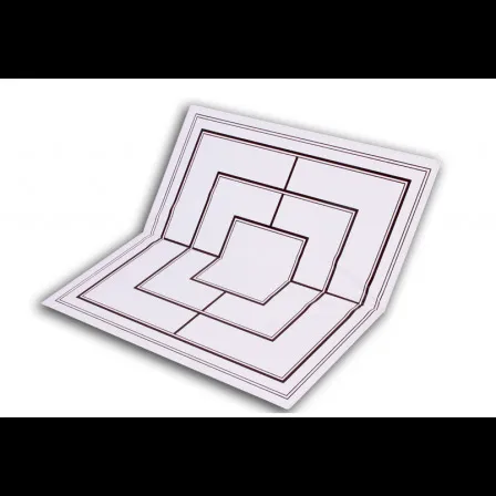 Šachmatų ir šaškių plastikinė lenta 510x510mm