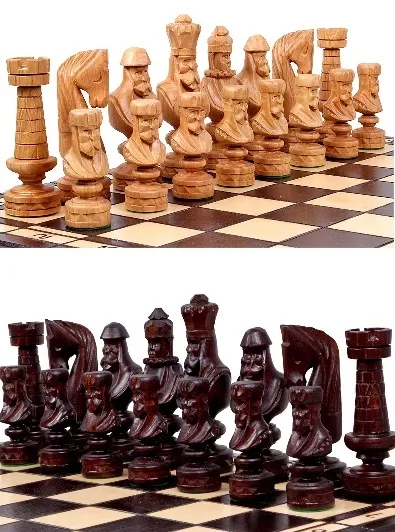 Šachmatai Cezar Small 600x300x70mm, karalius 140mm