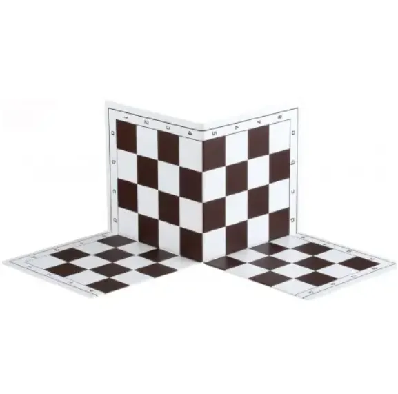 Šachmatų ir šaškių vinilinė lenta 430x430mm (sudedama)