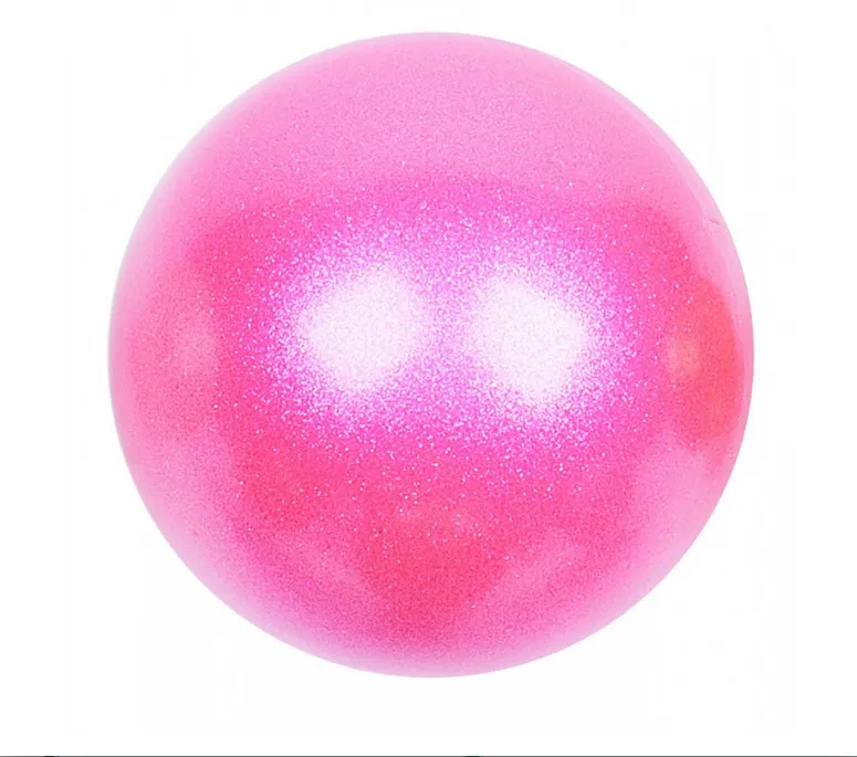 Meninės gimnastikos kamuolys Fluor Pink