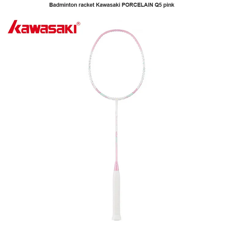 Badmintono raketė Porcelain Q5 SUSTYGUOTA