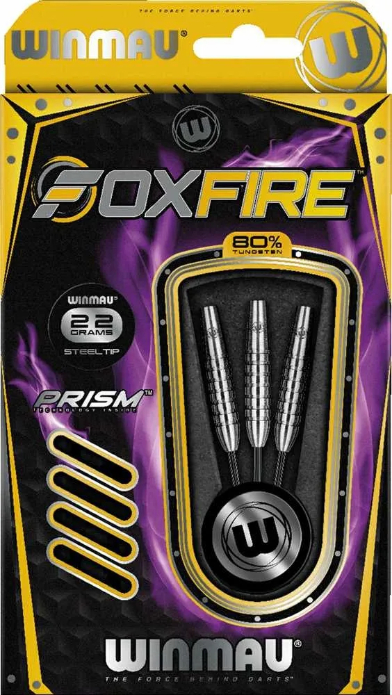 Smiginio strėlytės Winmau Foxfire 80% Steel Tip 22 g