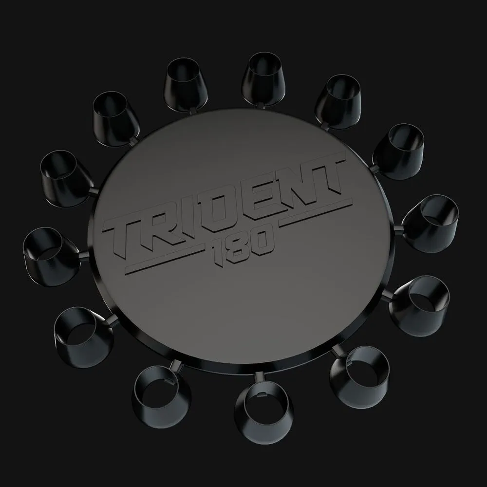 smiginio_sparneli_apsauga_winmau_dart_trident_180_black Smiginio sparnelių apsauga Winmau Dart Trident 180 Black