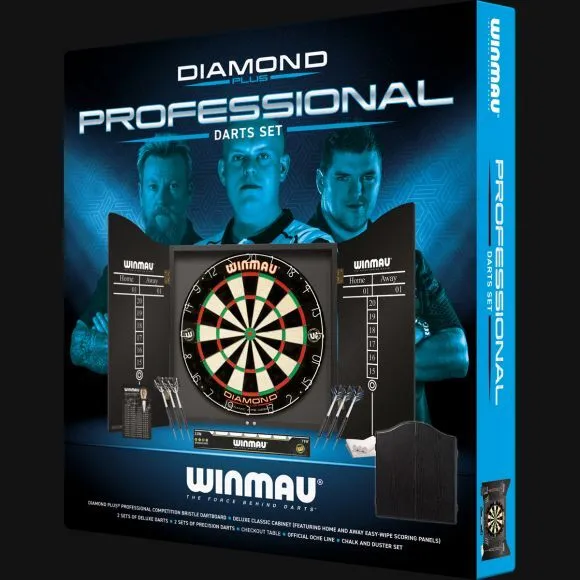 Smiginio taikinio rinkinys namelis Winmau Black Ash Profesional Dart set