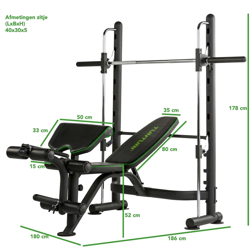 Universalus spaudimo suolas Tunturi Smith Machine SM60