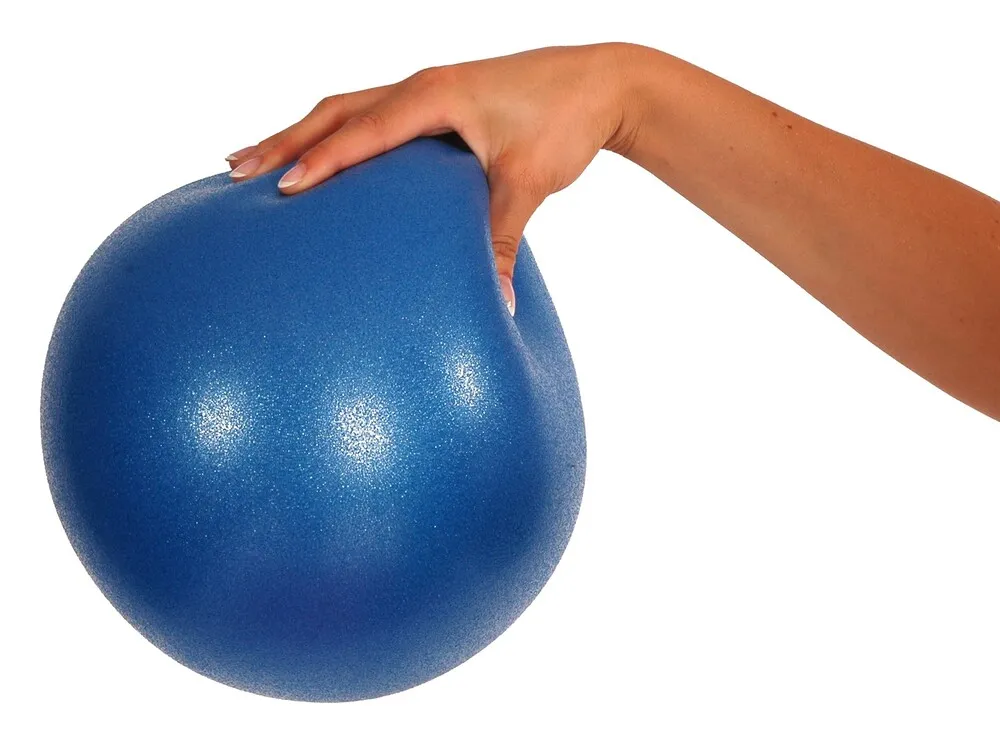 Pilates kamuolys Soft Over ball 21-23cm mėlynas