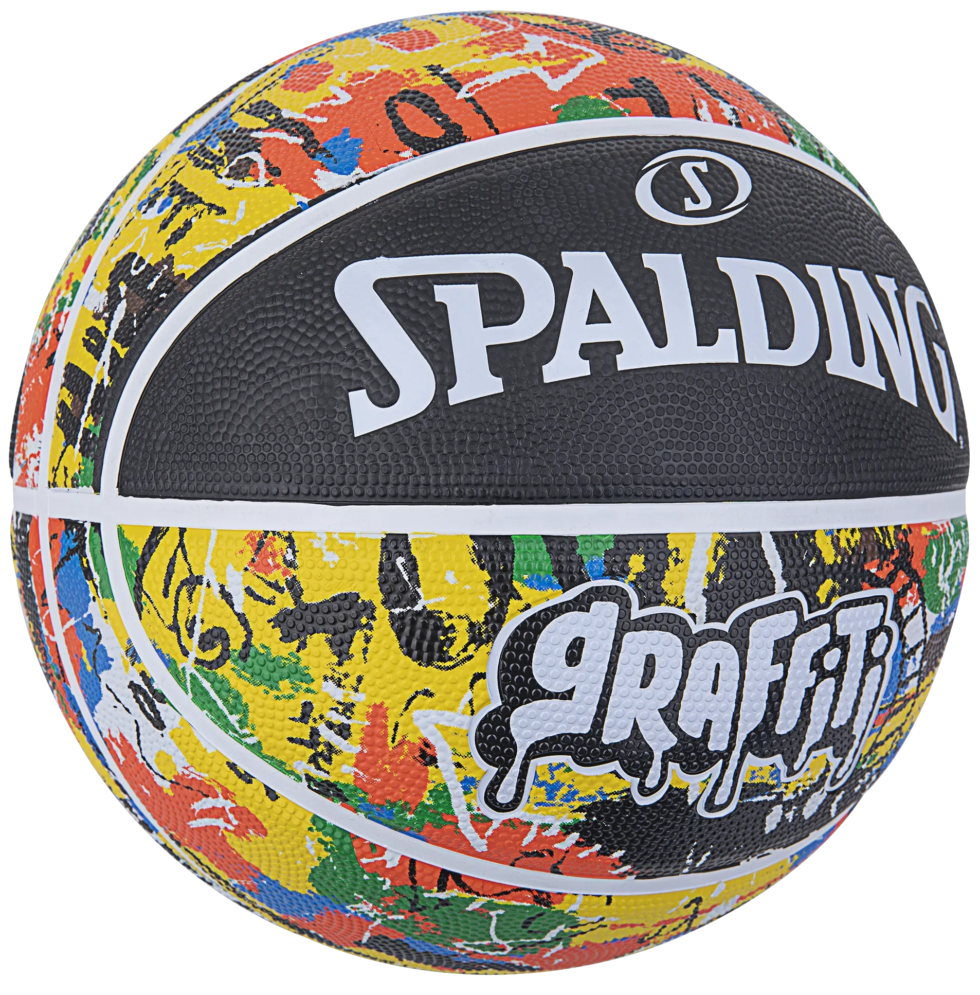 sportsmode529 KREPŠINIO KAMUOLYS SPALDING RAINBOW GRAFFITI 7 DYDIS