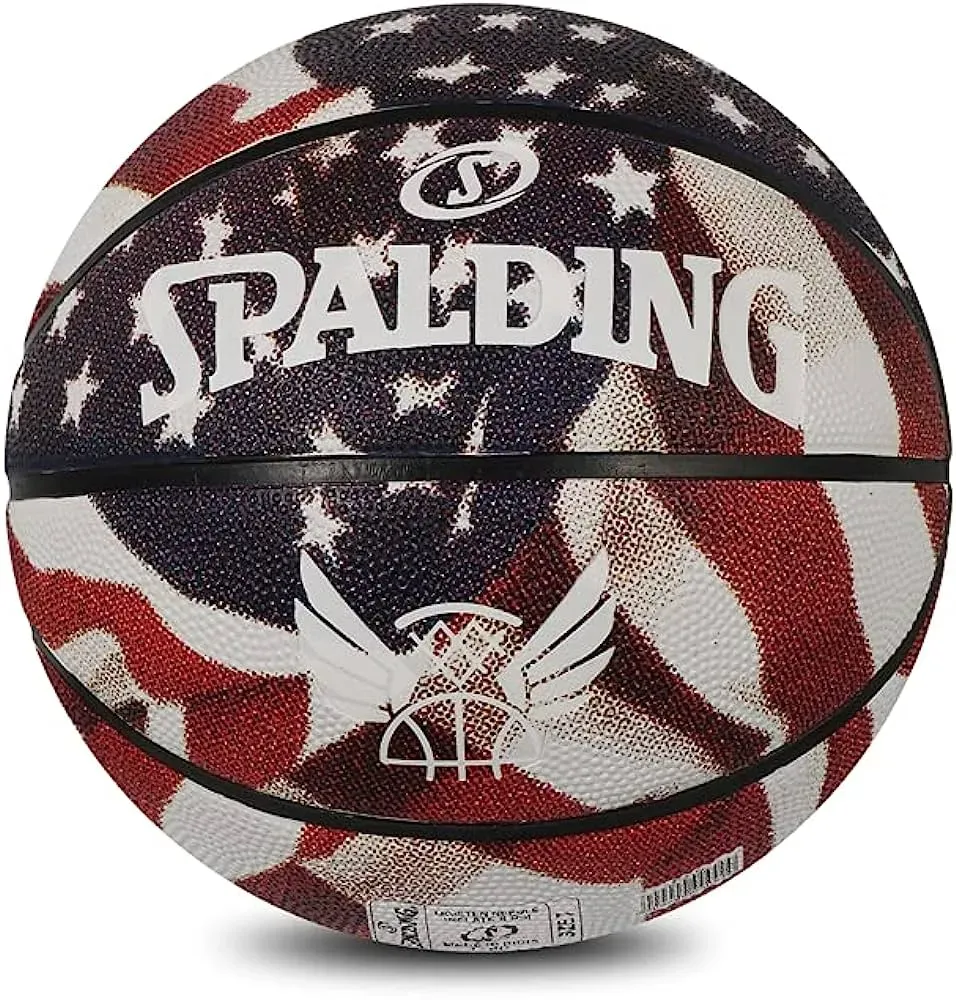 KREPŠINIO KAMUOLYS SPALDING TREND STARS STRIPES 7 DYDIS