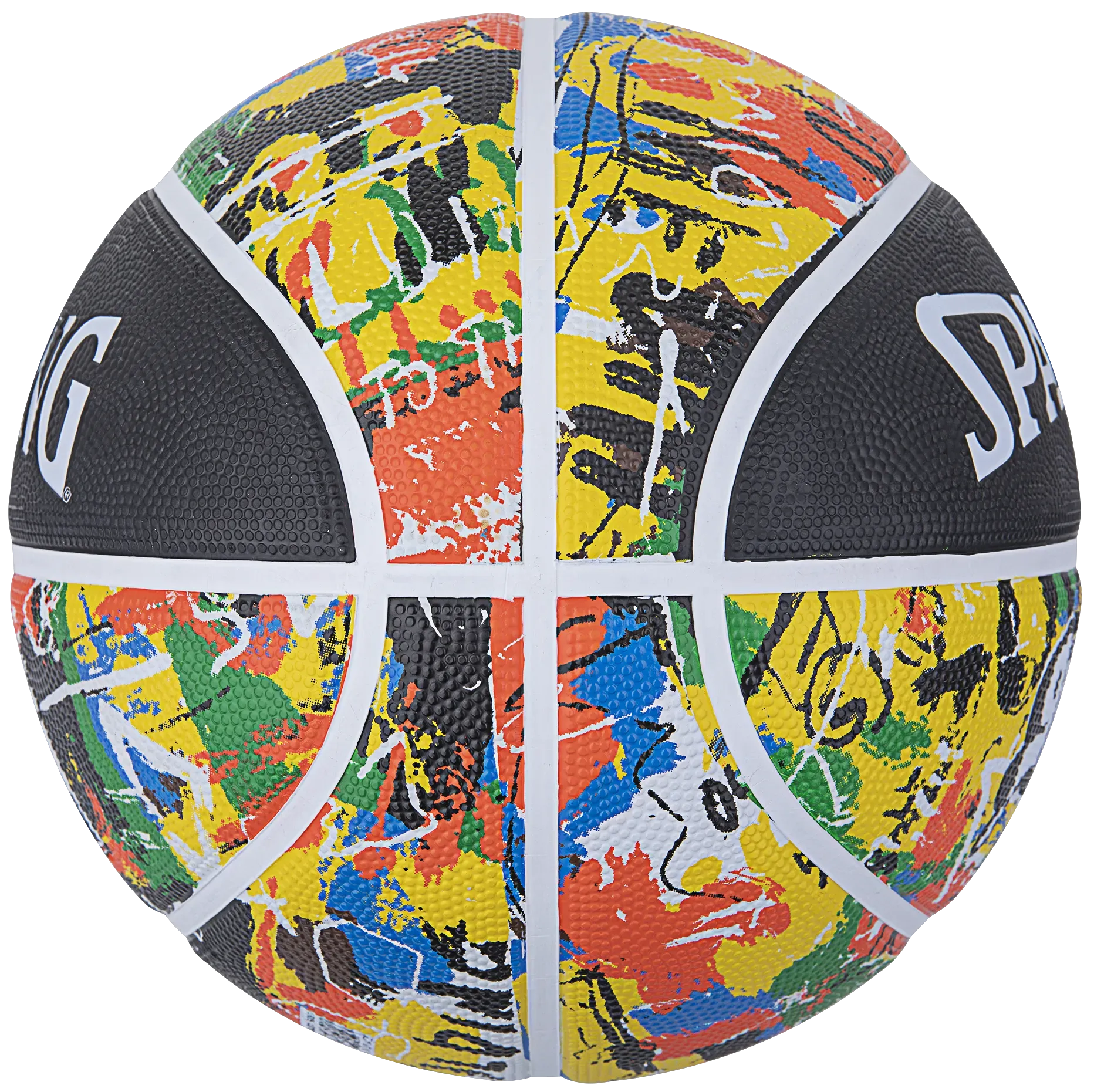 KREPŠINIO KAMUOLYS SPALDING RAINBOW GRAFFITI 5 DYDIS